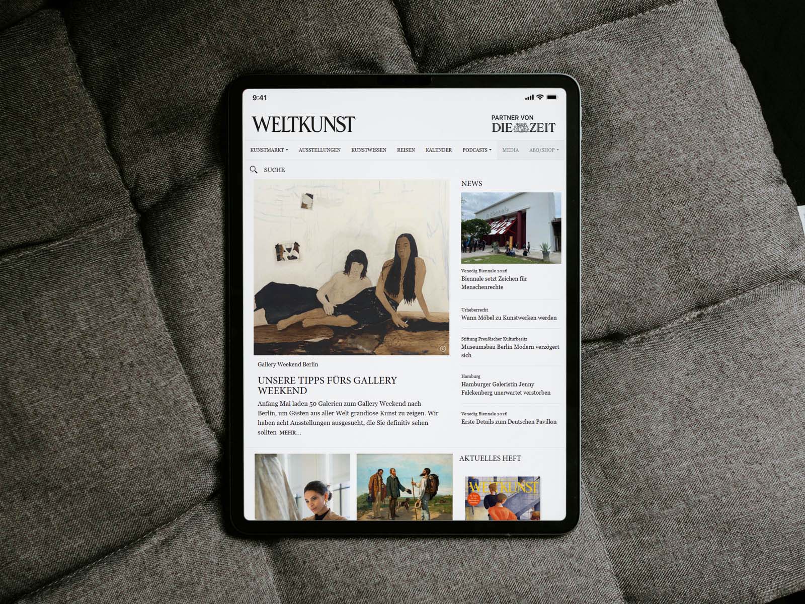 Weltkunst Relaunch